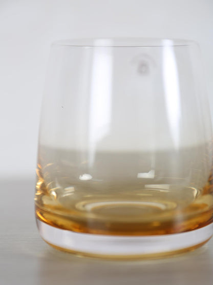 Amber Mouthblown Tumbler