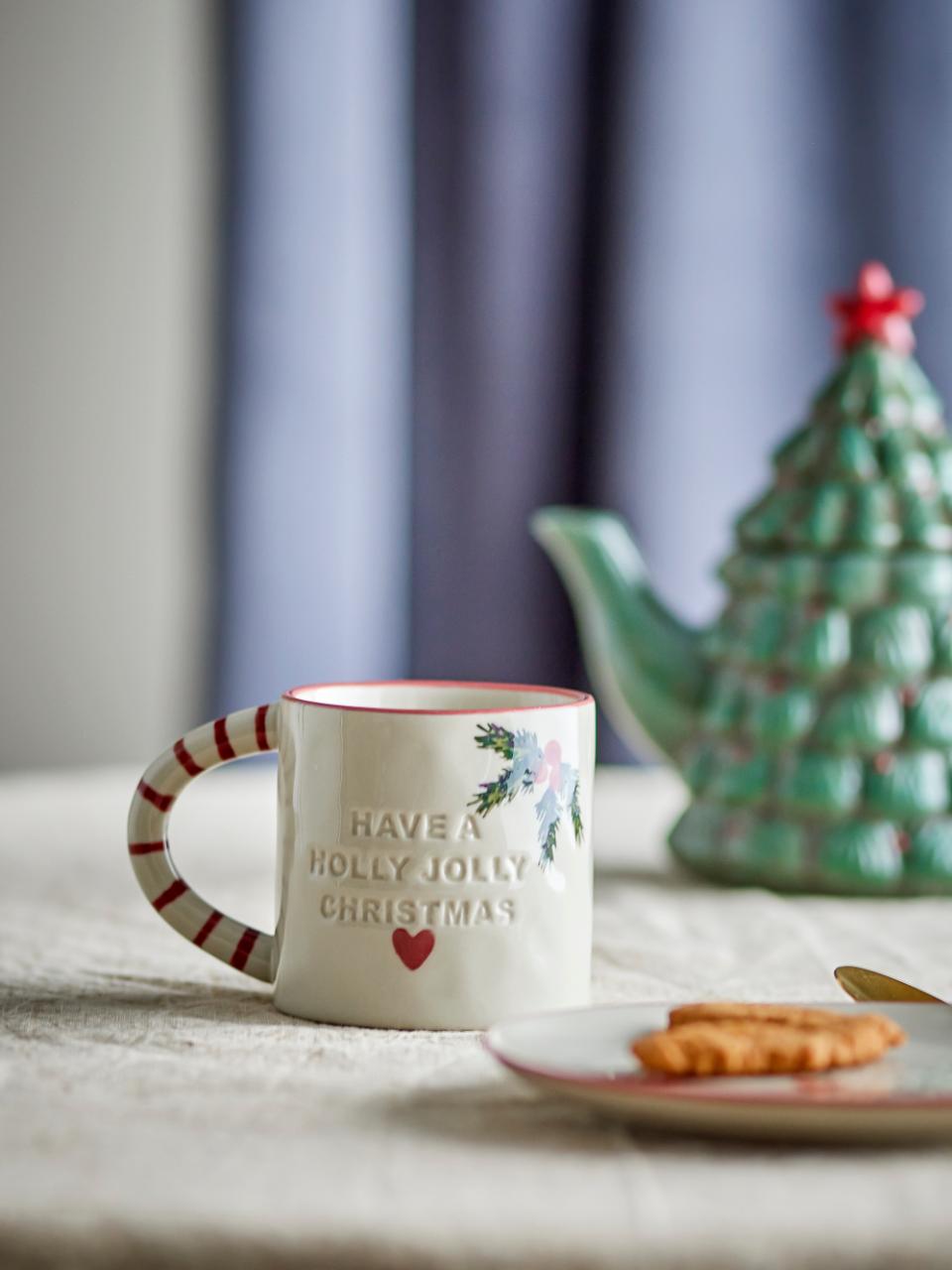 White Bloomingville Jovida Cup, Nature, Stoneware, with &