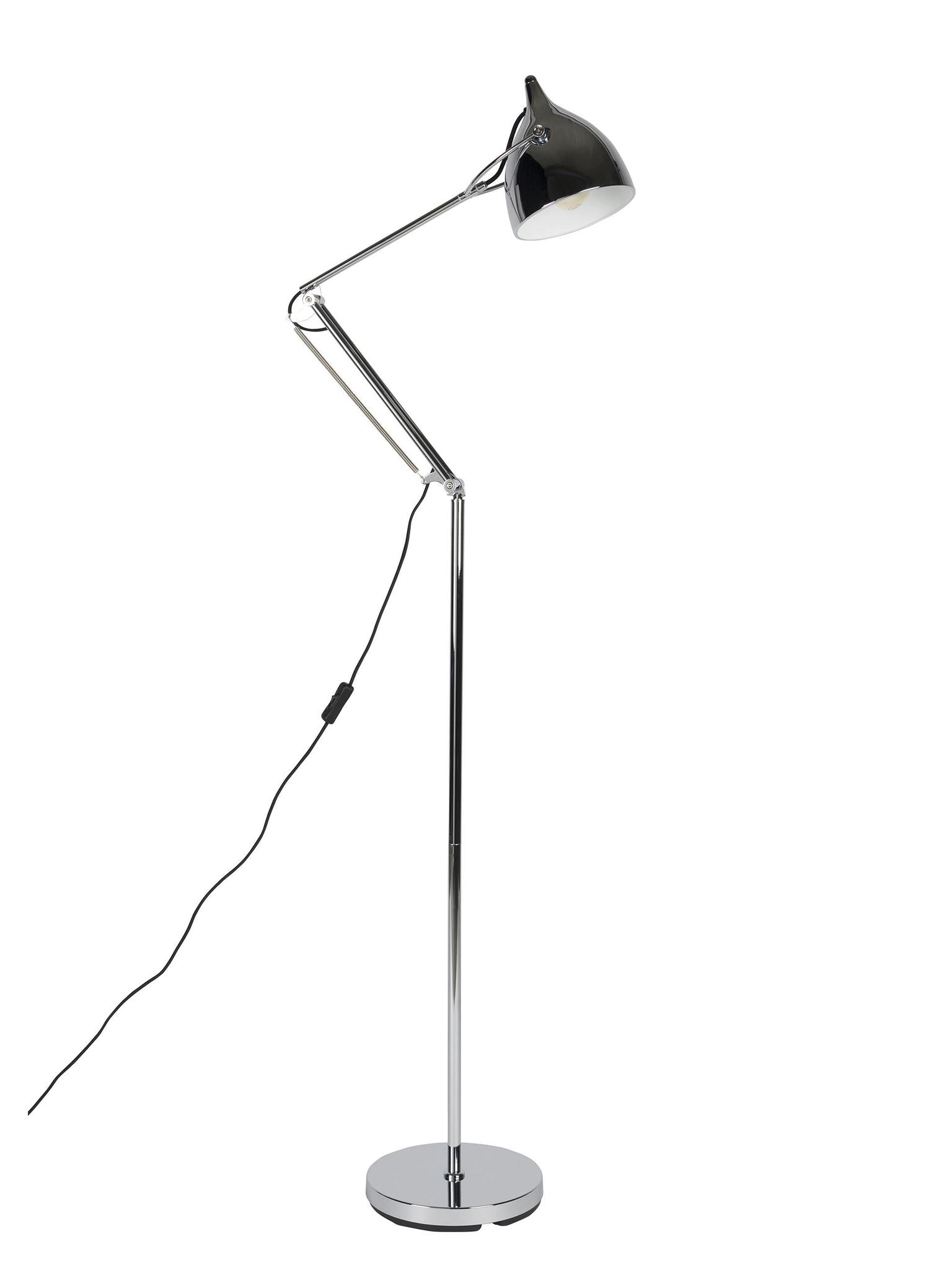 Reader Floor Lamp - Chrome