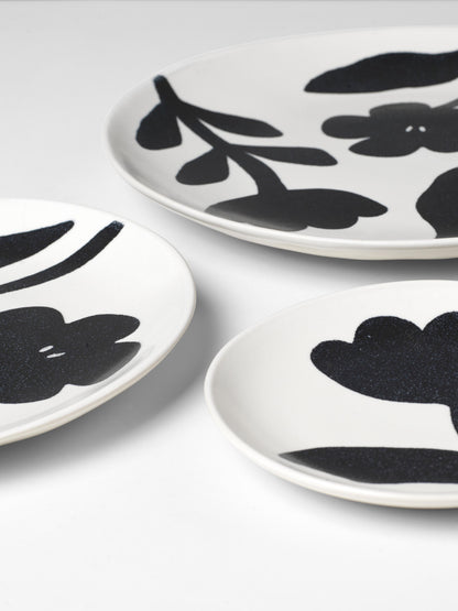 Broste Flora Set of 4 Small Side Plates