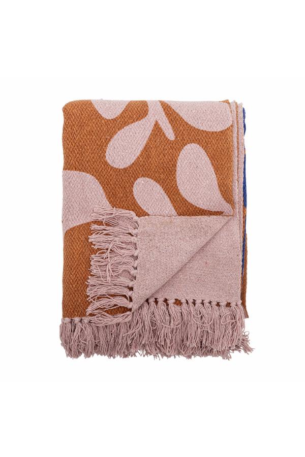 Atle Throw  - Recycled Cotton - Swirled Bright Geometrics