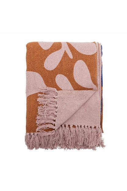 Atle Throw  - Recycled Cotton - Swirled Bright Geometrics