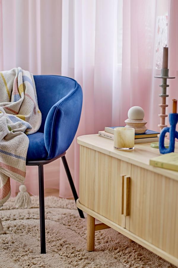 Pontino Throw  - Recycled Cotton - Pastel Stripes