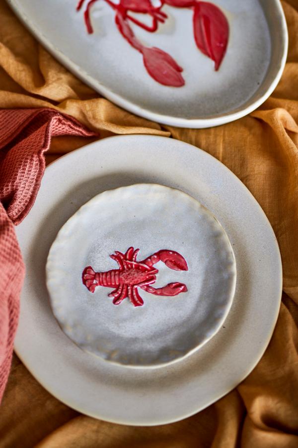 Hadden Side Plate - Red Lobster - Stoneware