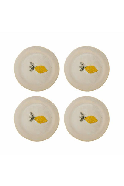 Hadden Plate - Lemon - Stoneware