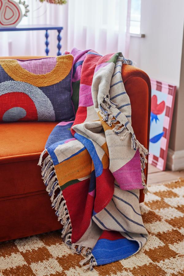 Artista Throw - Recycled Cotton - Brights