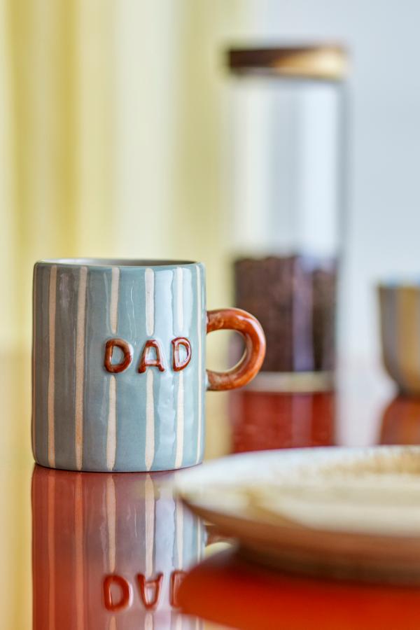 Ceramic Striped Mug - For Dad