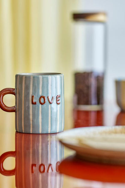 Ceramic Striped Mug - For Dad