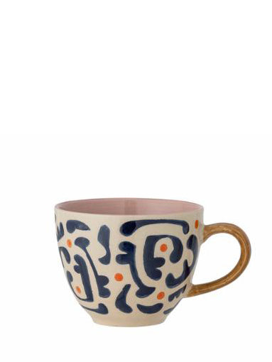 Eviaya Mug - Patterned - 3 Patterns Available - Blue, Pink, ochre