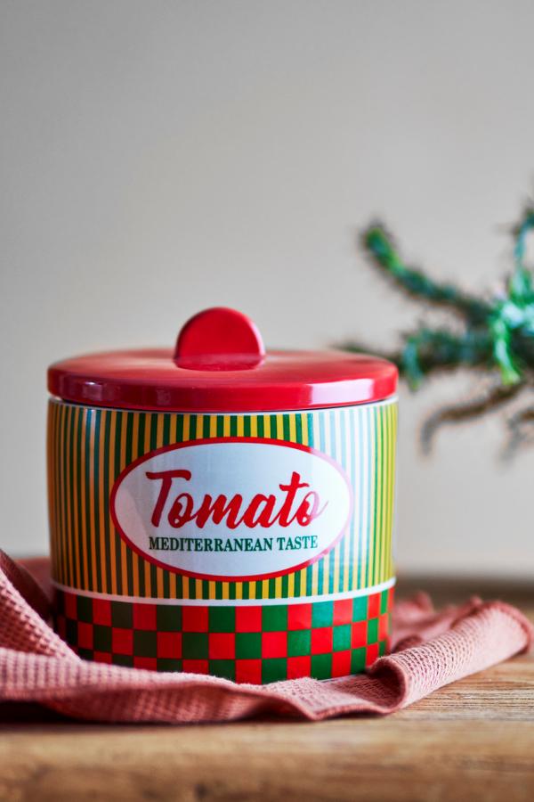 Stefano Tomato Patterned Jar