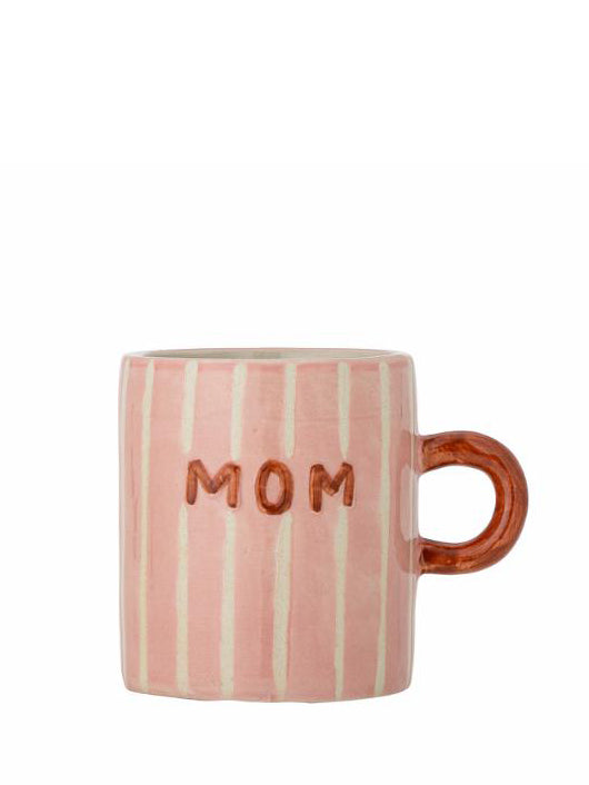 Ceramic Striped Mug - For Mom
