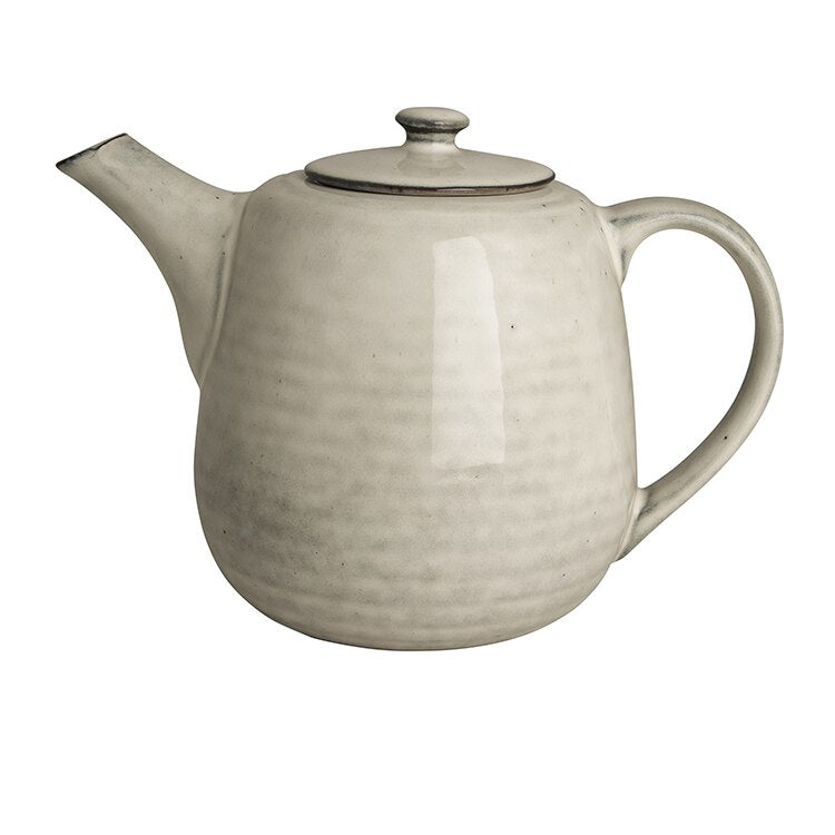 Nordic Sand Stoneware Classic Teapot