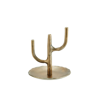Hand Forged Layered Jewellery Stand - Brass