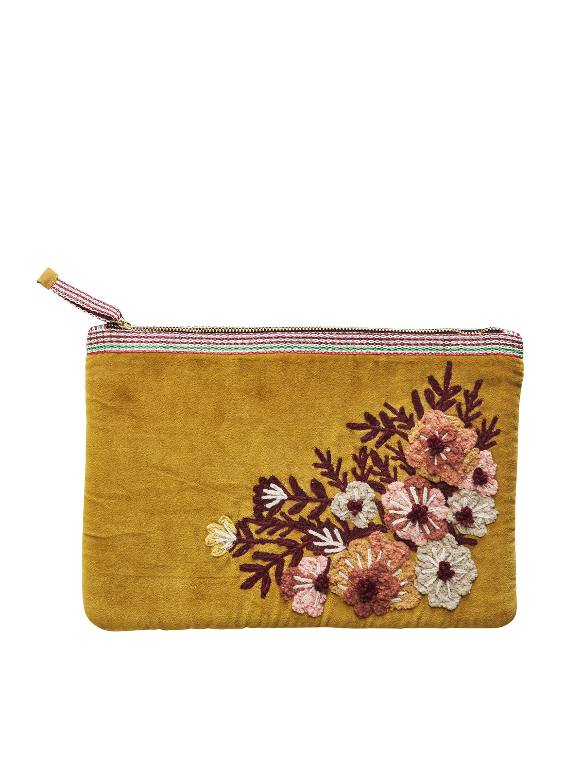 Embroidered Velvet Ipad Sleeve - 2 Colours Available