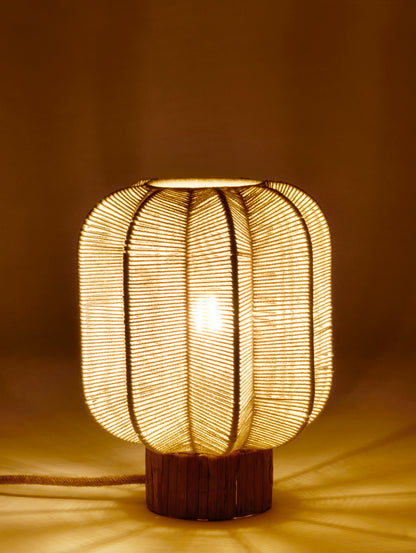 Cotton rope table lamp
