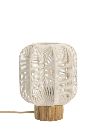 Cotton rope table lamp
