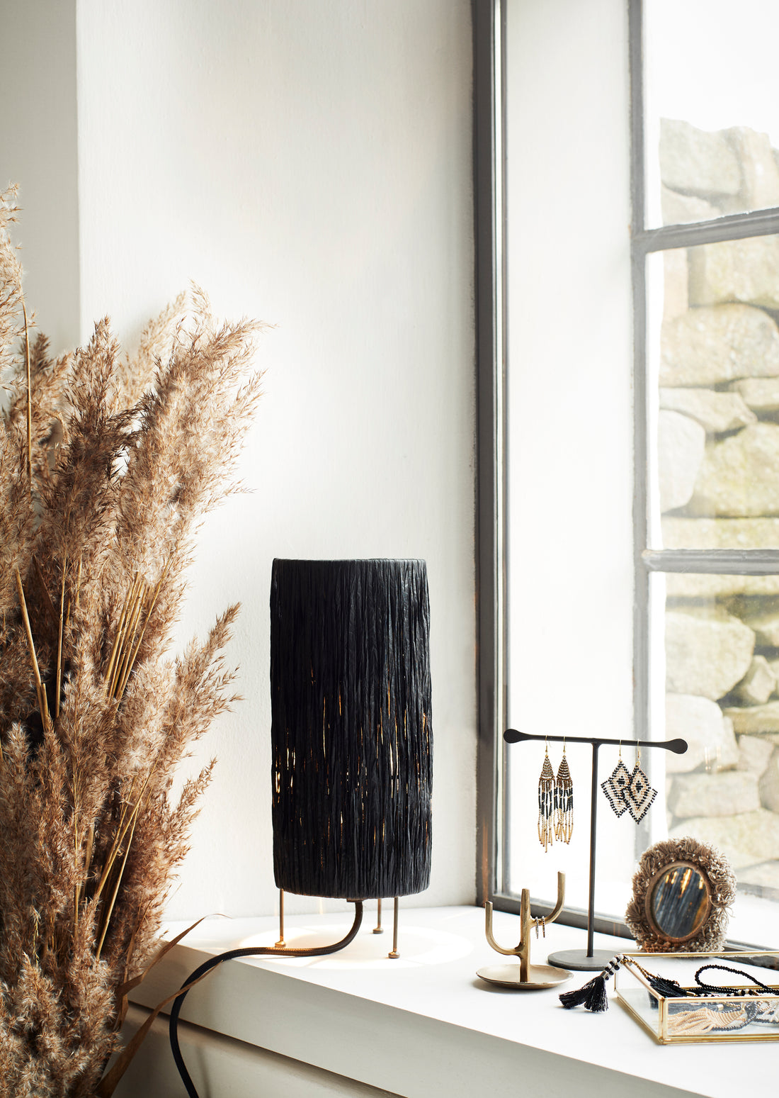 Hand Forged Layered Jewellery Stand - Brass