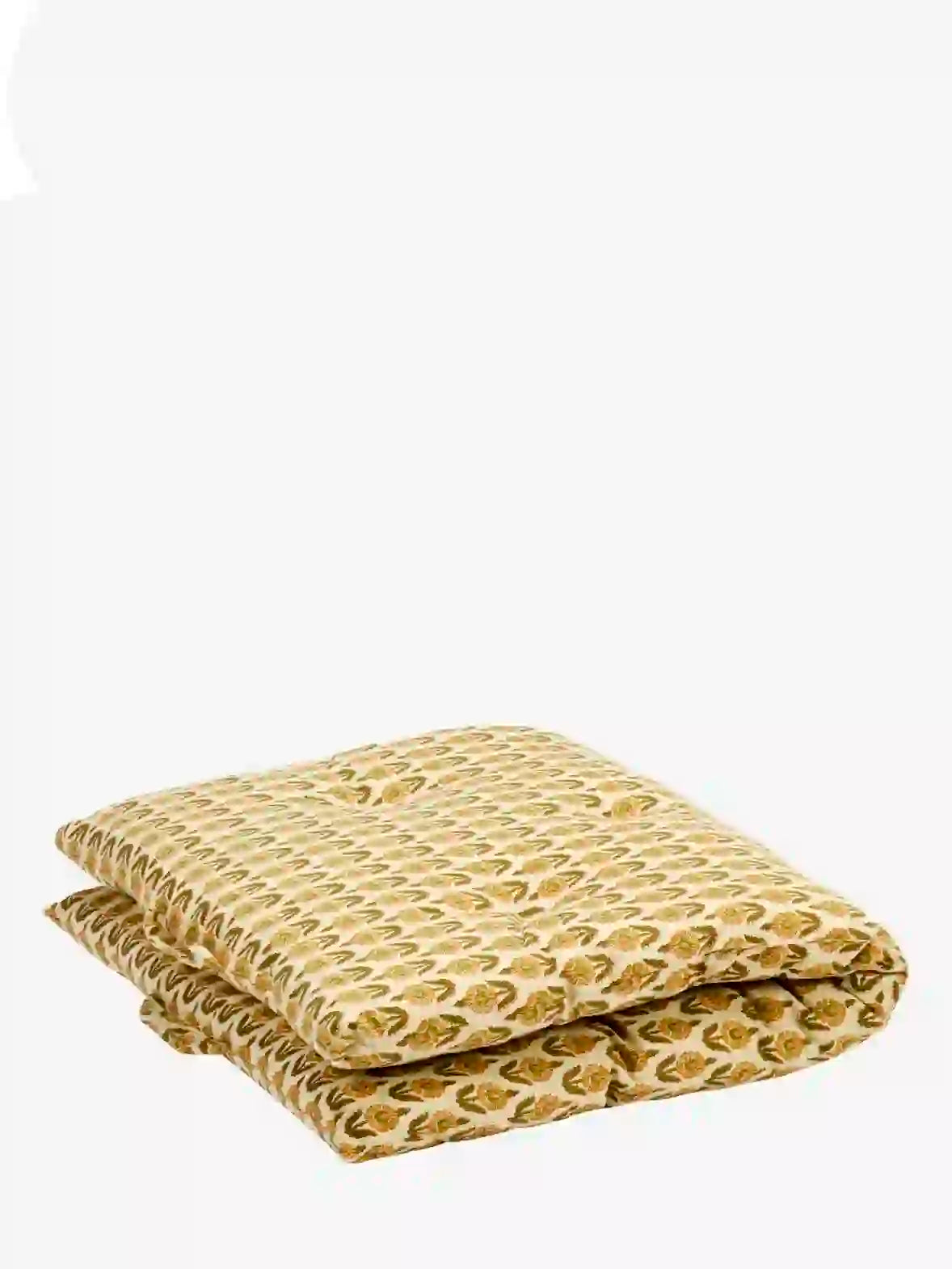 Printed Cotton Mattress - Ochre