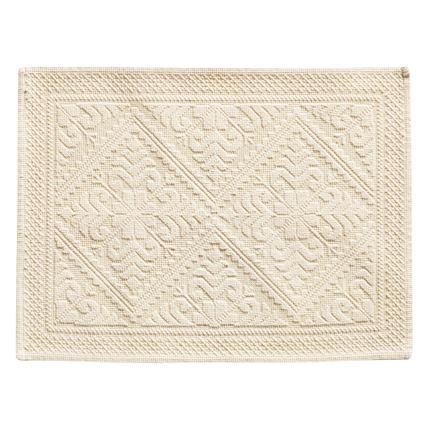 Enzo Bath Mat - Chalk - 54x64cm