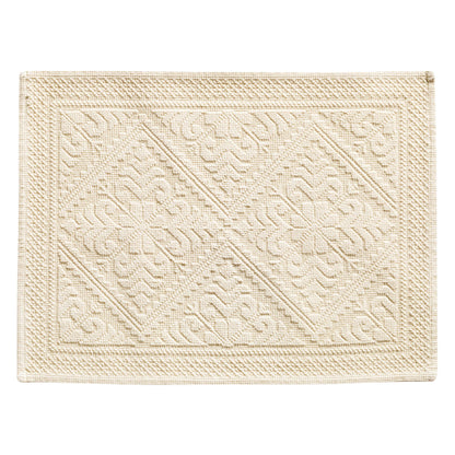 Enzo Bath Mat - Chalk - 54x64cm