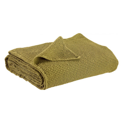 Maia Recycled Honeycomb Bedspread Throw - Cedre - 4 Sizes Available
