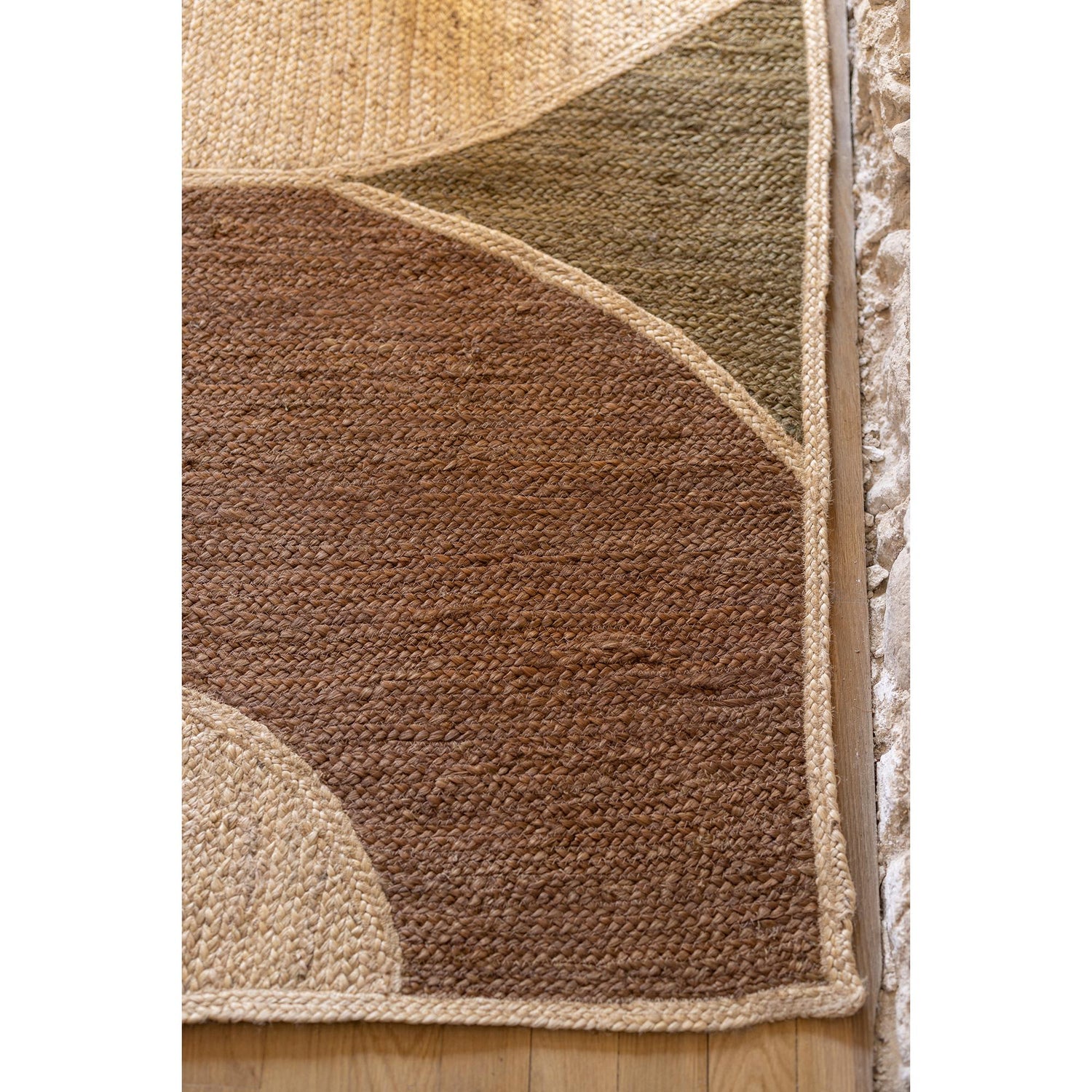 Kali Rug Patterned Jute Rug - Naturel, Tapis - 2 Sizes Available
