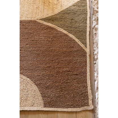 Kali Rug Patterned Jute Rug - Naturel, Tapis - 2 Sizes Available