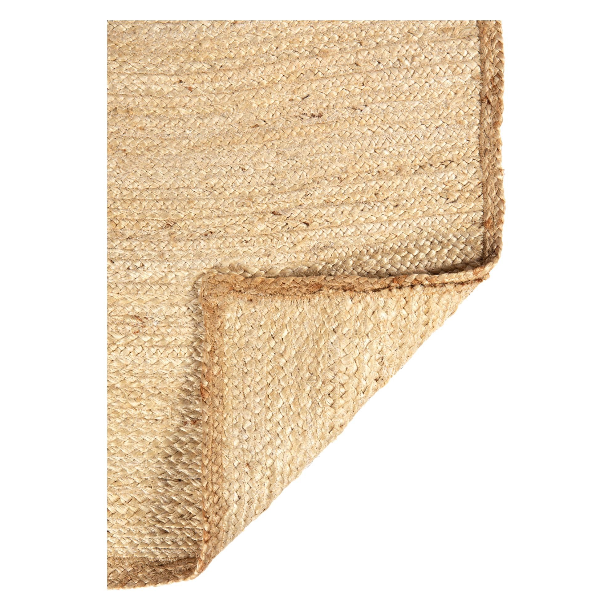 Kosta Rug Patterned Jute Rug - Neige