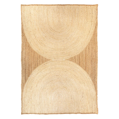 Kosta Rug Patterned Jute Rug - Neige