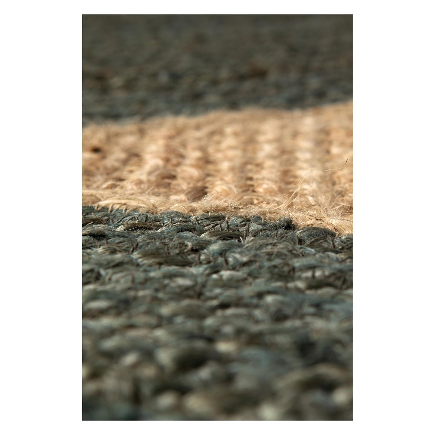 Kosta Rug Patterned Jute Rug - Olive