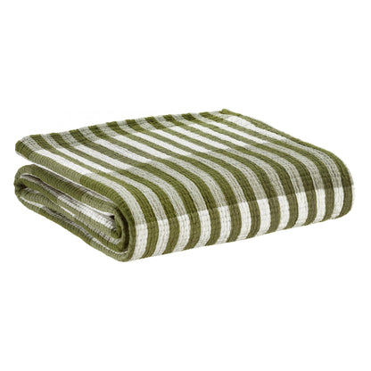 Calista Cotton Throw - Olive - 137 x 180cm