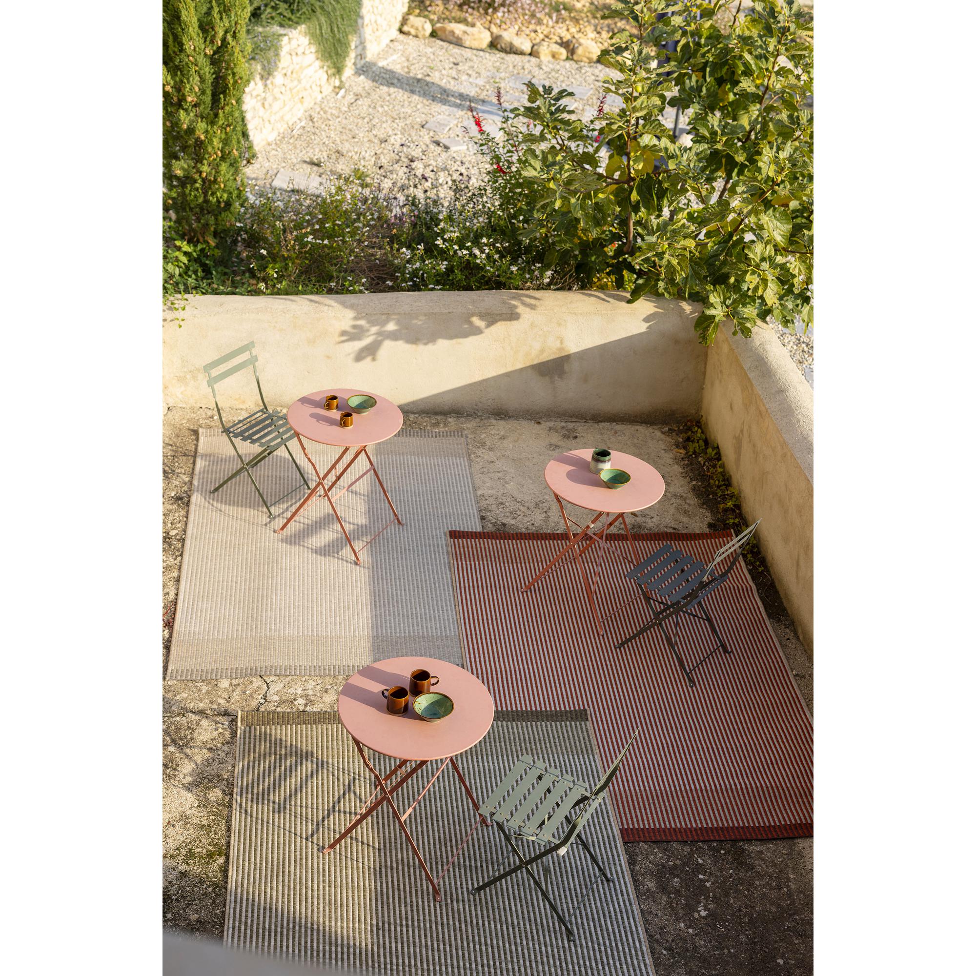Slava Striped Outdoor Rug - Naturel - 160x230x1cm