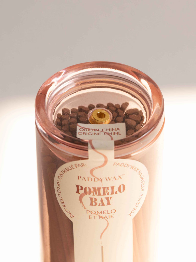 100 Incense Sticks & Glass Holder Pomelo Bay Lillian Daph