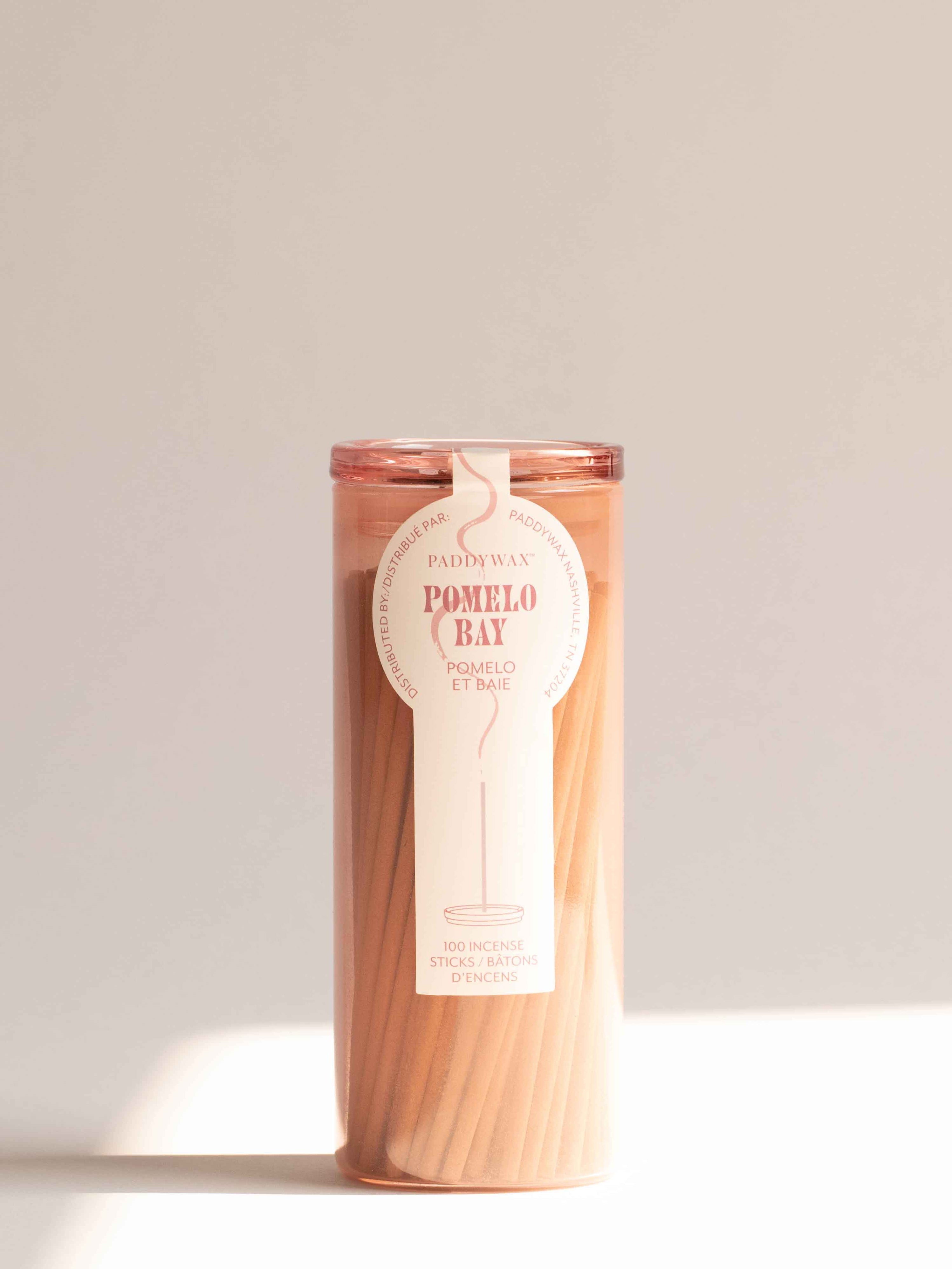 100 Incense Sticks & Glass Holder Pomelo Bay Lillian Daph