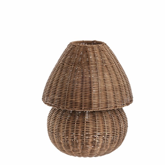 Esther Woven Table Lamp - Natural Brown