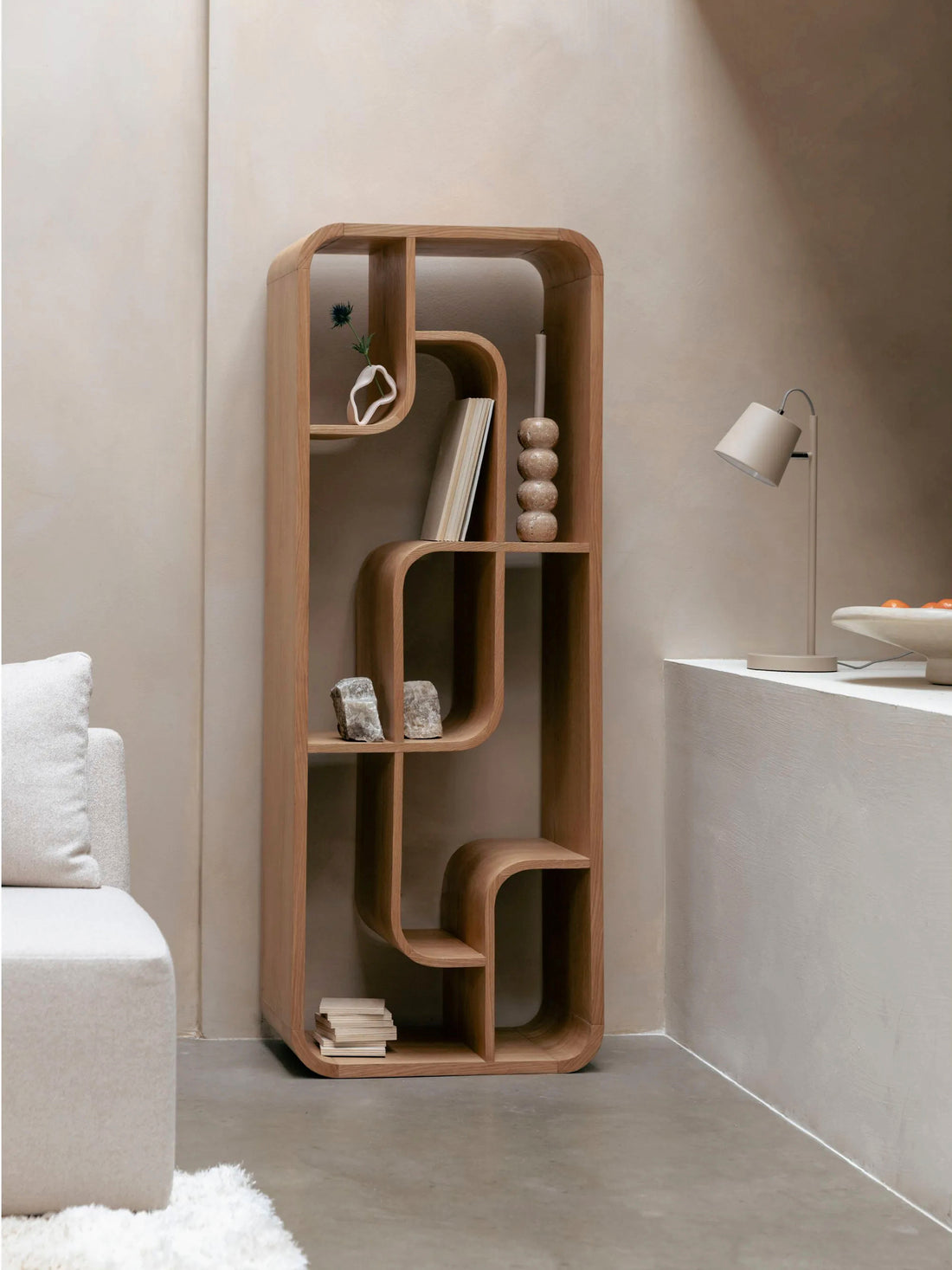 Seven Tall Cabinet - Oak