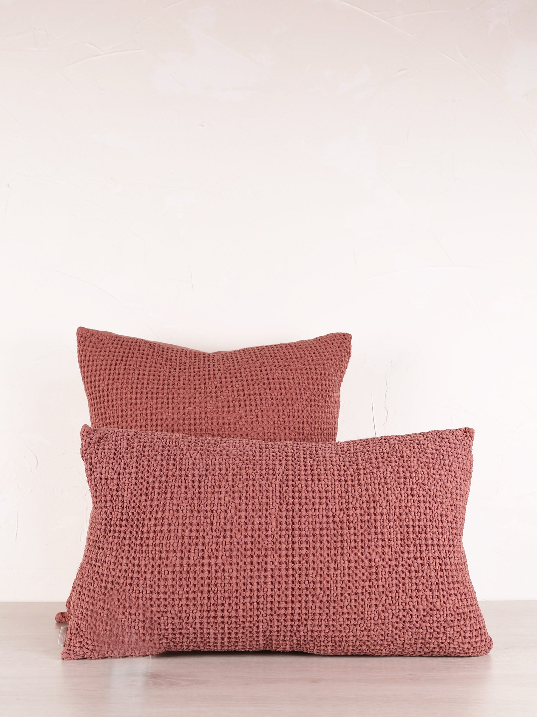 Maia Recycled Cotton Cushion - Terracotta - 2 Sizes Available