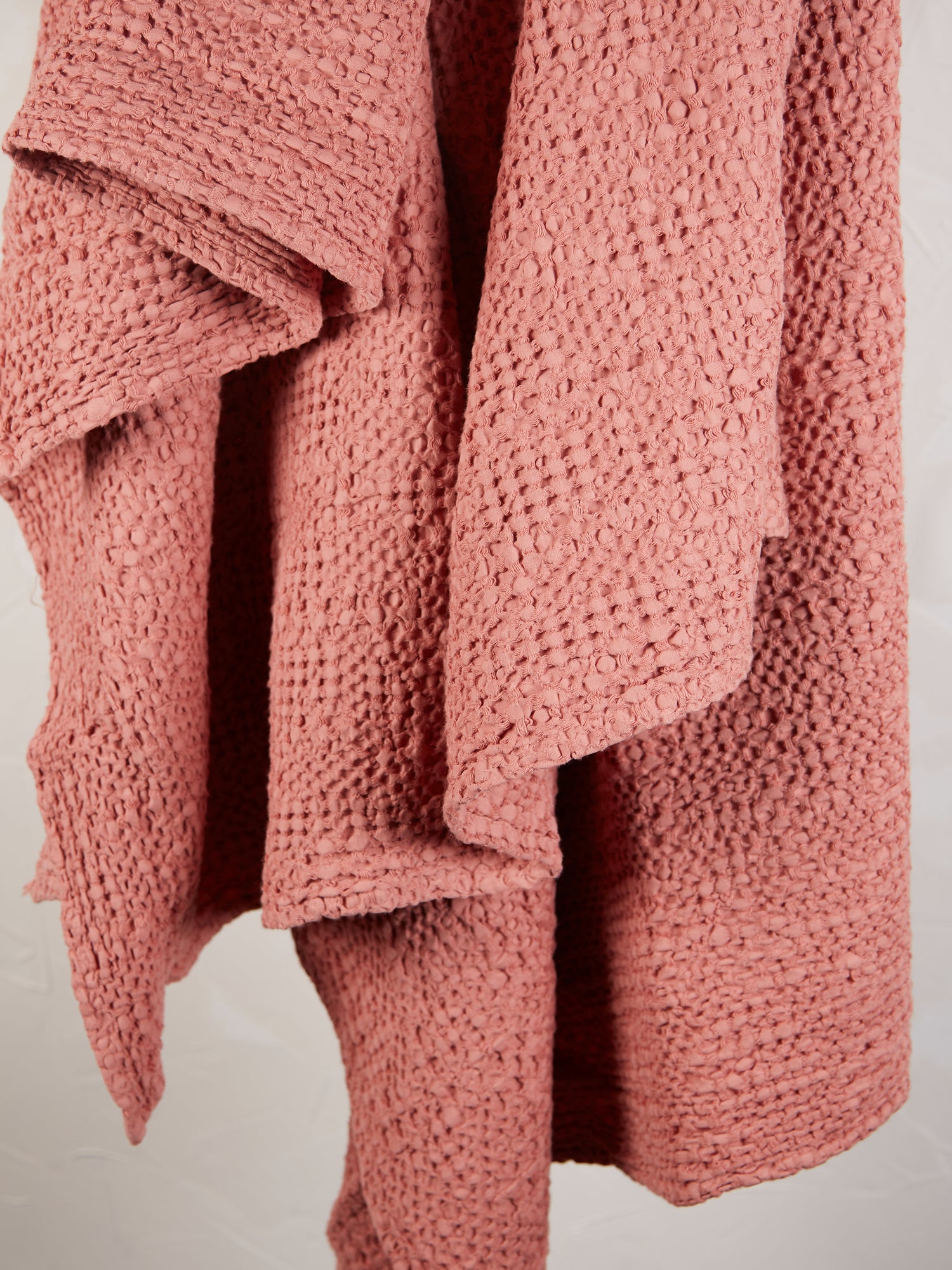 Stonewashed Cotton Tana Bedspread Throw - Blush Pink - 3 Sizes Available