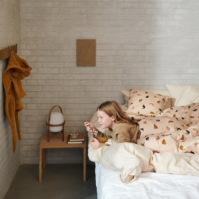 Carl Miauw Adult Bedding Set 140x200cm - Apple Blossom