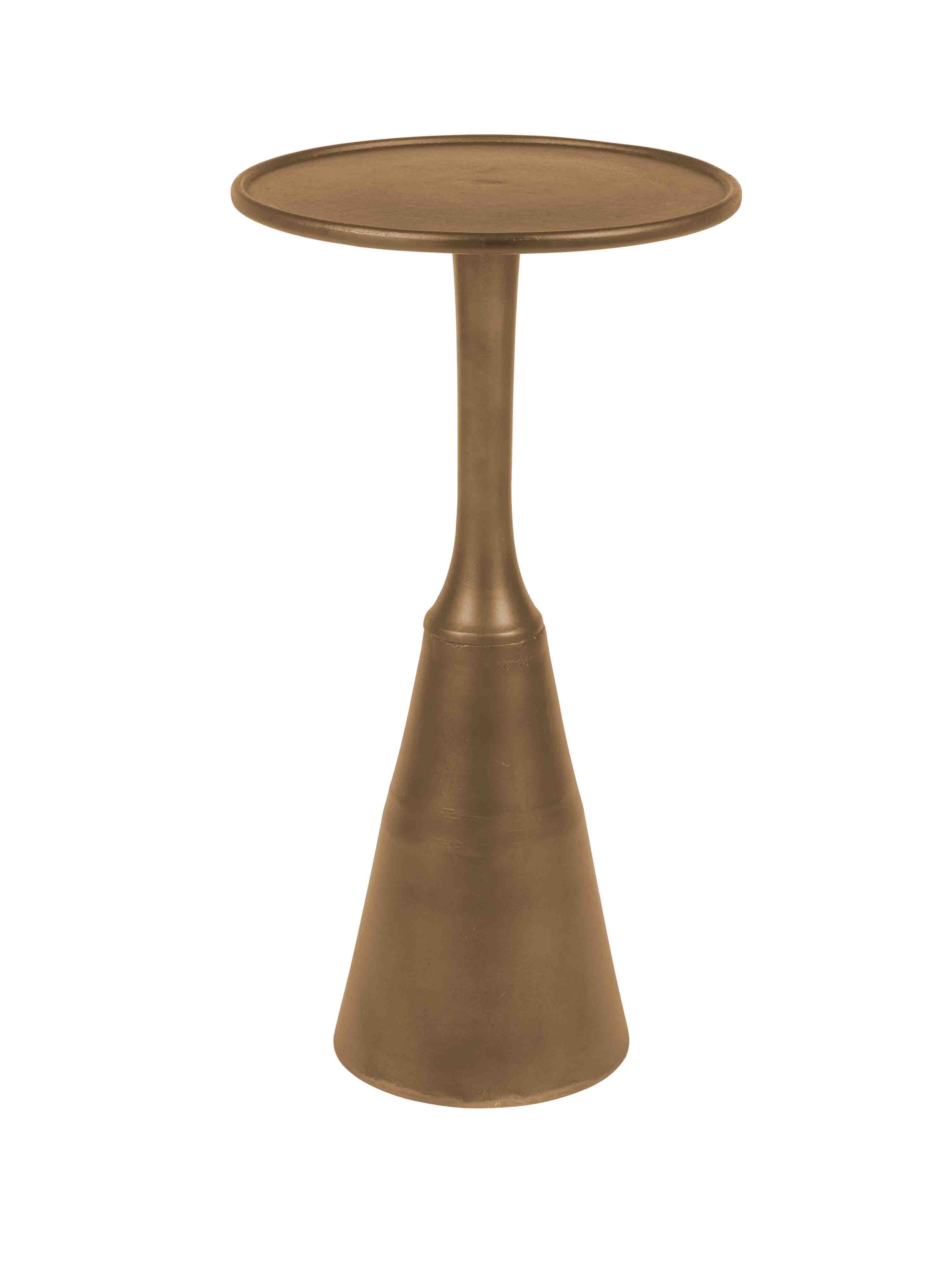 Noah Side Table in Antique Brass