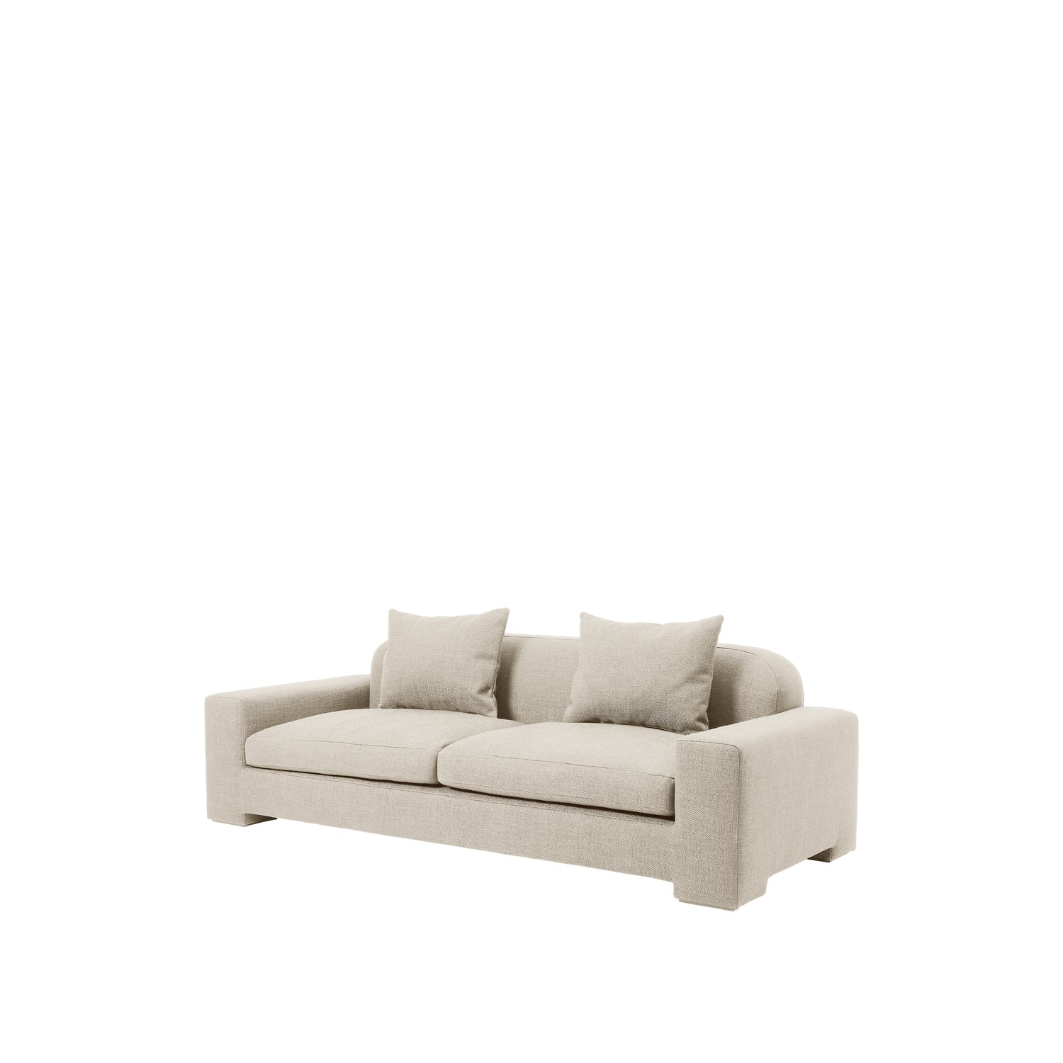 Broste Bay 3 Seater Sofa in Light Beige