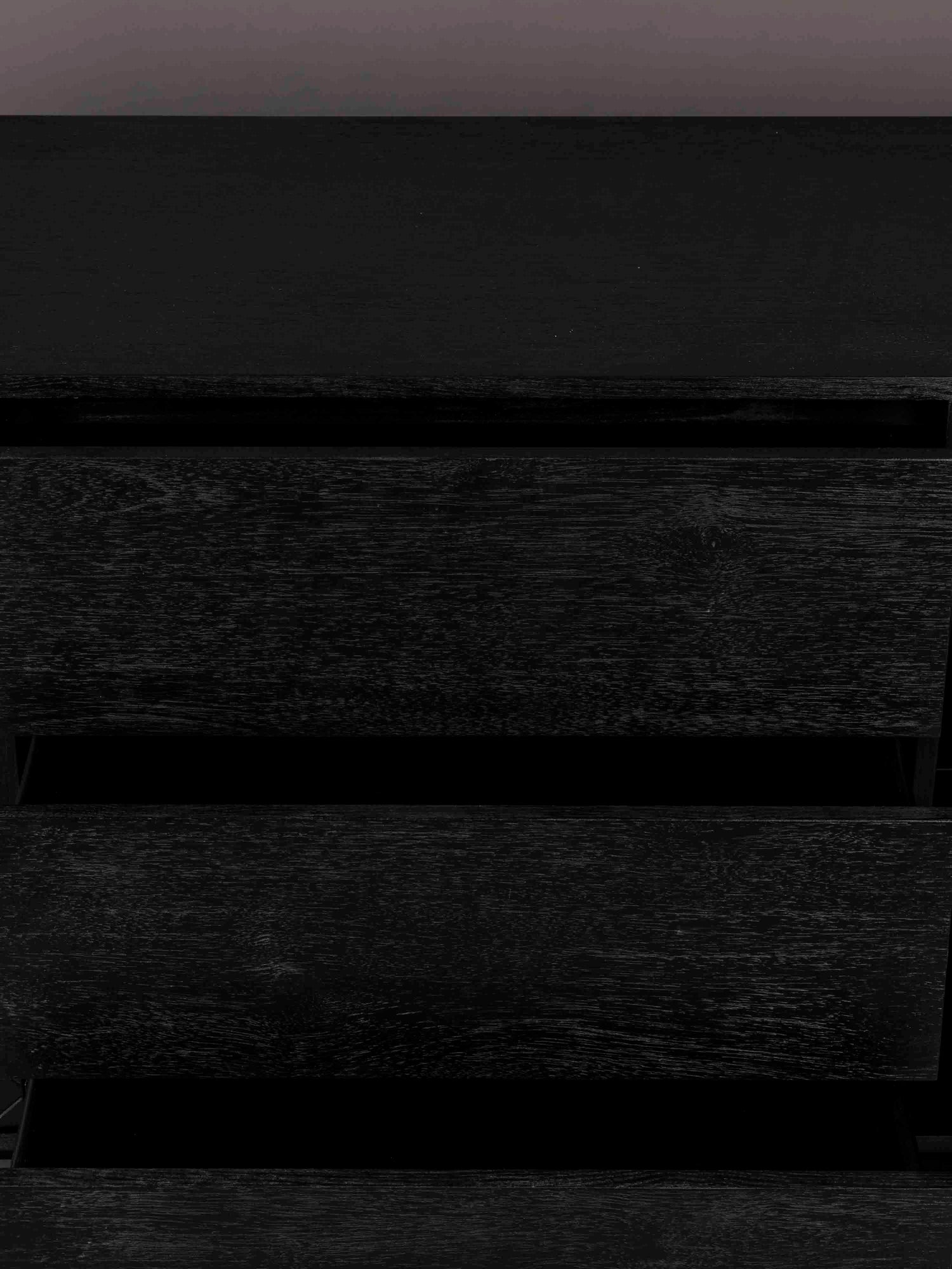 Class Sideboard High - Oak,Brown and Black