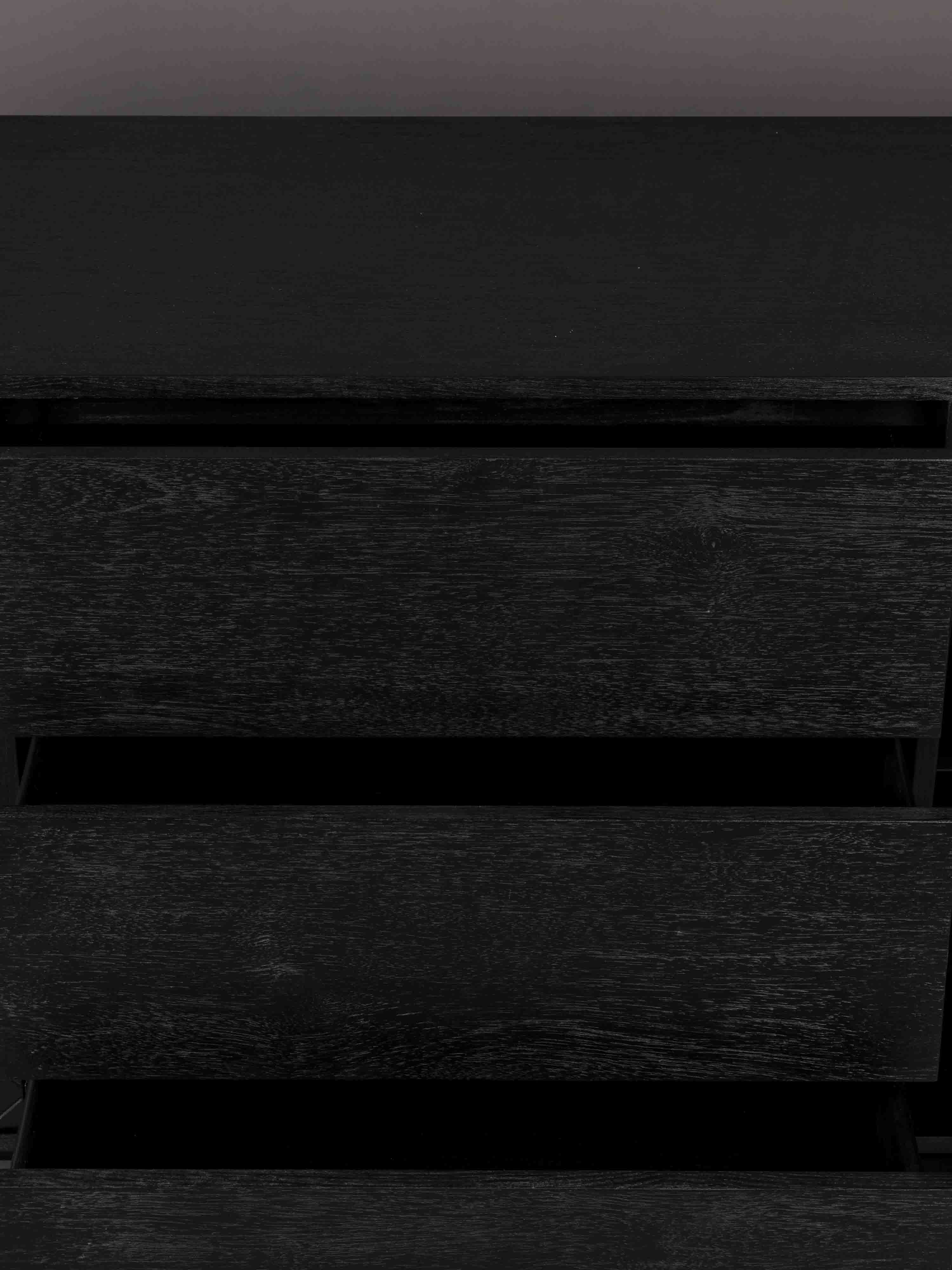 Class Sideboard High - Oak,Brown and Black
