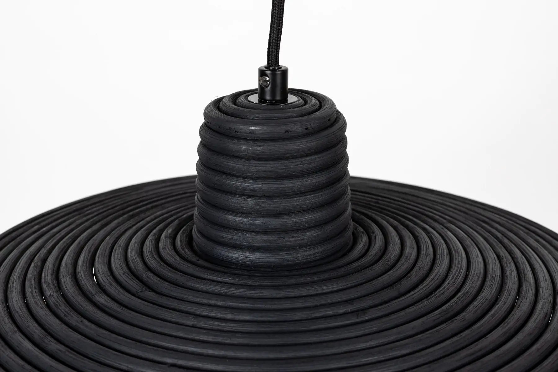 Balance Black Rattan Pendant Lamp - 3 Sizes