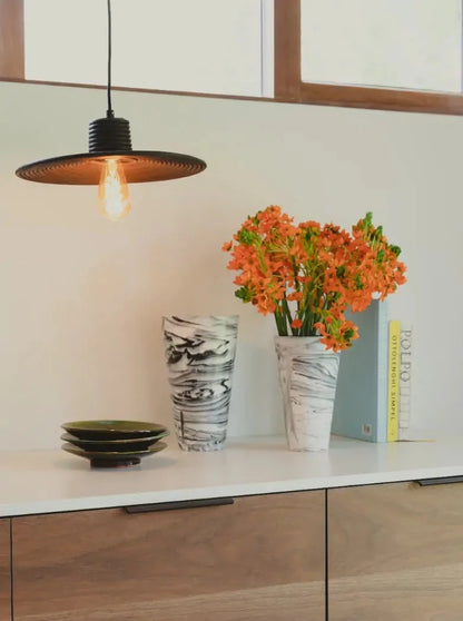 Balance Black Rattan Pendant Lamp - 3 Sizes
