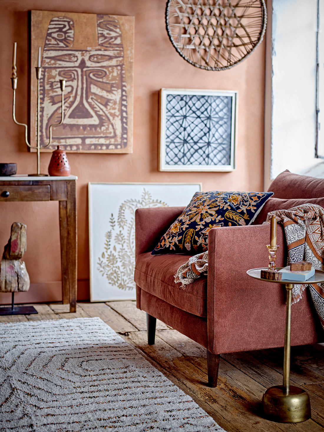 Maris Brass Side Table