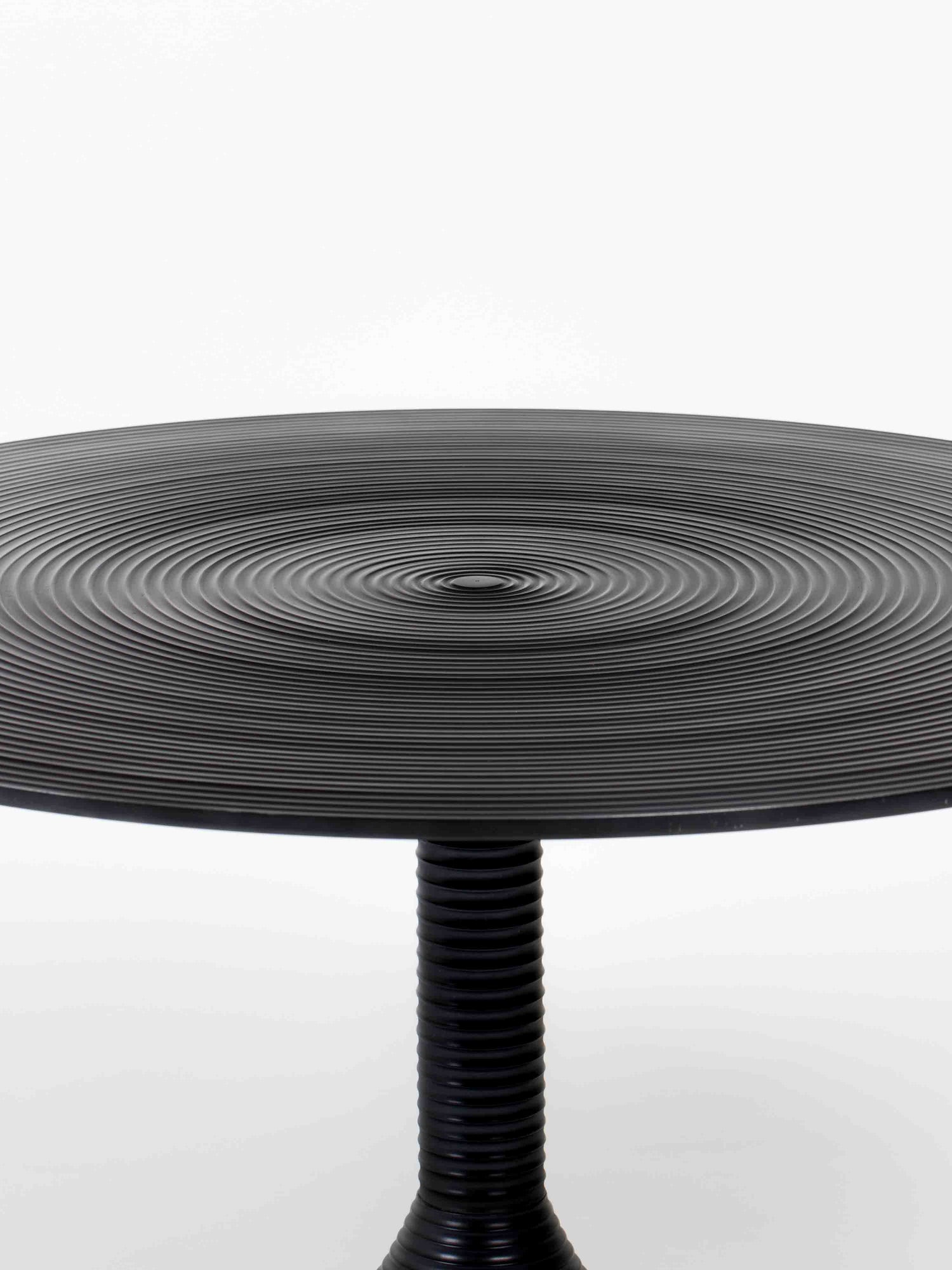 Hypnotising Round Coffee Table Black