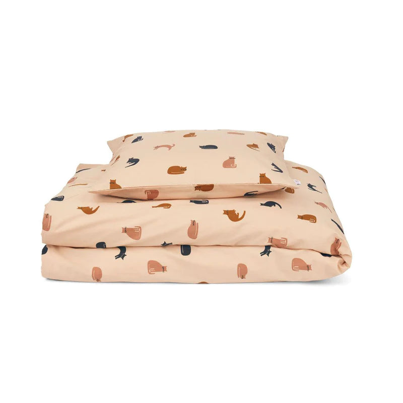 Carl Miauw Adult Bedding Set 140x200cm - Apple Blossom
