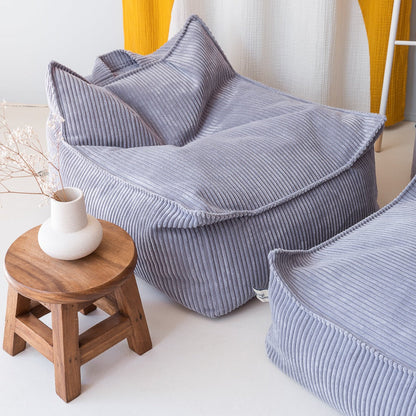 Corduroy Beanbag Ottoman - 6 Colour Options Available