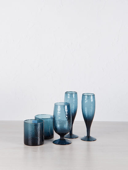 Yala Indigo Champagne Glass